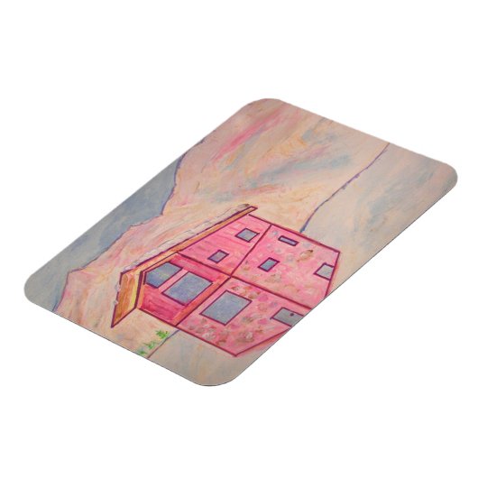 Chalet Snow Magnet (Linke Seite)