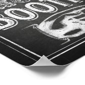 Chalet Style FOTO BEIDE Beschriftung Poster (Ecke)