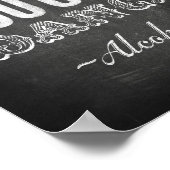 Chalet Style TRUST ME YOU CAN TANCE - Alkohol druc Poster (Ecke)