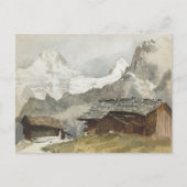 Chalets, Breithorn, Murren von John Singer Sargent Postkarte (Vorderseite)