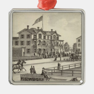 Chalfonte, Cape May Stadt, New-Jersey Ornament Aus Metall