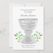 Chalice and Pink Buds Erste Einladungen (Vorderseite)