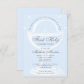 Chalice Blue Boy Einladung (Vorne/Hinten)