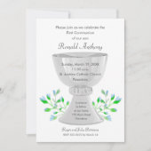 Chalice Boy Erstkommunion Einladungen (Vorderseite)