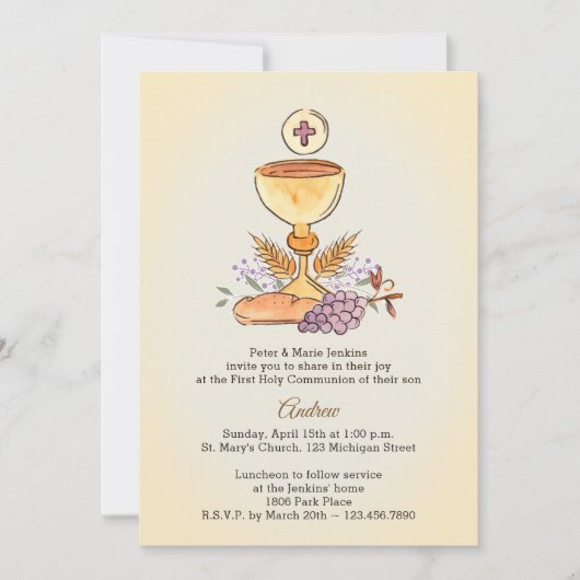 Chalice Einladung (Vorderseite)