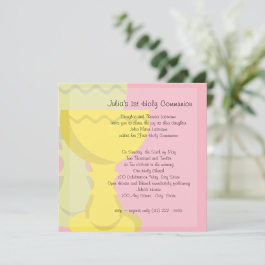 Chalice Einladung (Stehend Vorderseite)