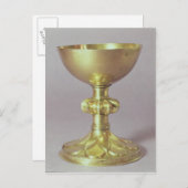 Chalice, Französisch, c.1325 Postkarte (Vorne/Hinten)