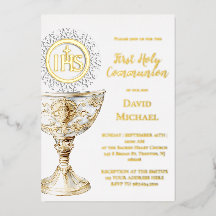Chalice Host First Holy Communion