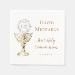 Chalice Host First Holy Communion Serviette