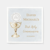 Chalice Host First Holy Communion Serviette (Vorderseite)