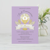 Chalice, lila Einladung zur ersten Kommune (Stehend Vorderseite)