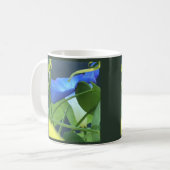 Chalice-of-Blue Morning Glory Kaffeetasse (Vorderseite Links)