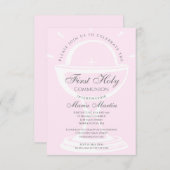 Chalice Pink Girl Einladung (Vorne/Hinten)