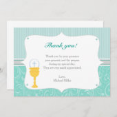 Chalice Turquoise Vielen Dank Karte (Vorne/Hinten)