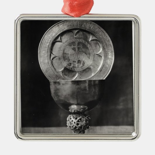 Chalice-und Abendmahl-Platte Silbernes Ornament (Vorne)