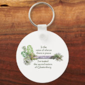 Chalice Well Garden Schlüsselanhänger (Vorderseite)
