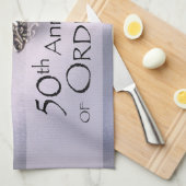 Chalice zum 50. Individuelle Name Handtuch (Viertel Falte)