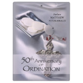 Chalice zum 50. Individuelle Name Klemmbrett (Rückseite)