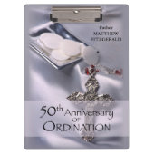 Chalice zum 50. Individuelle Name Klemmbrett (Vorderseite)