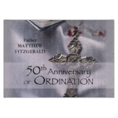 Chalice zum 50. Individuelle Name Schneidebrett (Vorderseite)