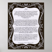 Chalk Art IF Zitat von Rudyard Kipling 1895 Poster (Vorne)