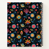 Chalk Art Whimsical Blooms Notizblock (Rückseite)