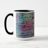 Chalk auf dem Bürgersteig Tasse (Links)