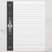 Chalk Board Border Black | Weiße Seiten (Vorderseite)