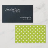 "Chalk Board" Individuell gestaltbare Visitenkarte (Vorne/Hinten)