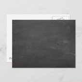 Chalk Board Postkarte (Vorne/Hinten)