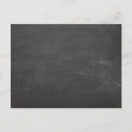 Chalk Board Postkarte (Vorderseite)