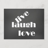 Chalk Board Postkarte (Vorderseite)