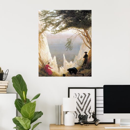 Chalk Cliffs of Rügen Poster (Heimbüro)