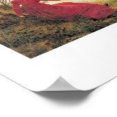 Chalk Cliffs on Rugen by Caspar David Friedrich Poster (Ecke)