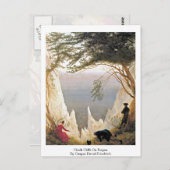 Chalk Cliffs on Rugen by Caspar David Friedrich Postkarte (Vorne/Hinten)