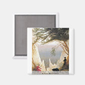Chalk Cliffs on Rügen, Deutschland Magnet (Vorderseite/Rückseite)