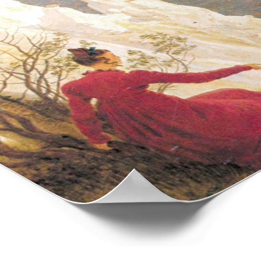 Chalk Cliffs on Rugen Poster (Ecke)