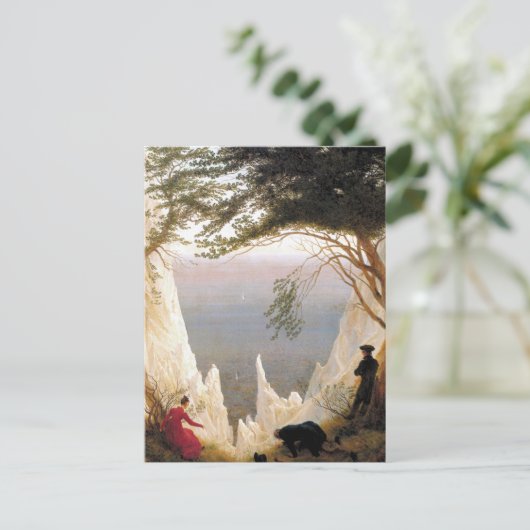 Chalk Cliffs on Rugen von Caspar David Friedrich P Postkarte (Stehend Vorderseite)