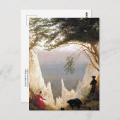 Chalk Cliffs on Rugen von Caspar David Friedrich P Postkarte (Vorne/Hinten)