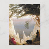 Chalk Cliffs on Rugen von Caspar David Friedrich P Postkarte (Vorderseite)