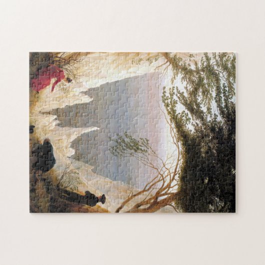Chalk Cliffs on Rugen von Caspar David Friedrich Puzzle (Horizontal)