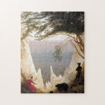 Chalk Cliffs on Rugen von Caspar David Friedrich Puzzle<br><div class="desc">Caspar David Friedrich - Deutscher Landschaftsmaler,  allgemein als der bedeutendste deutsche Künstler seiner Generation</div>