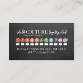 Chalk Couture Custom Business Card Visitenkarte (Rückseite)