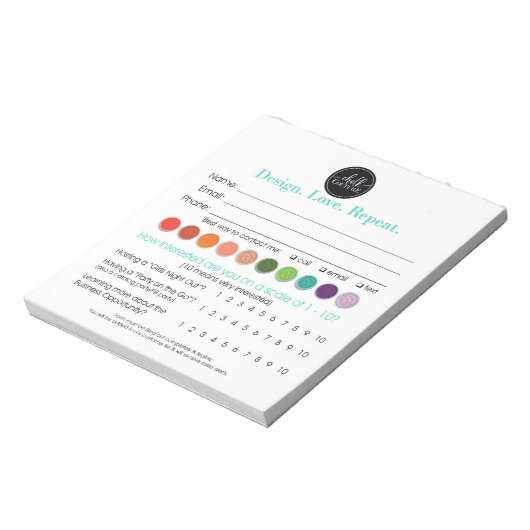 Chalk-Couture Zu Win Zeichnend Slip Notepad eingeb Notizblock (Rotiert)