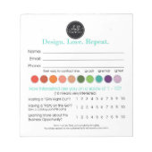 Chalk-Couture Zu Win Zeichnend Slip Notepad eingeb Notizblock (Vorderseite)