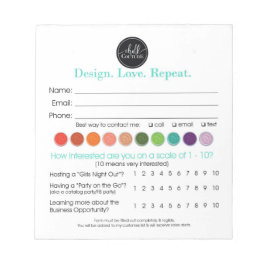 Chalk-Couture Zu Win Zeichnend Slip Notepad eingeb Notizblock