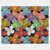 Chalk Daisies Fleecedecke (Vorderseite (Horizontal))