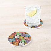 Chalk Daisies Getränkeuntersetzer (Seite)