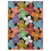 Chalk Daisies Klemmbrett (Rückseite)