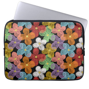 Chalk Daisies Laptopschutzhülle